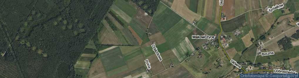 Zdjęcie satelitarne Dojazdowa ul.