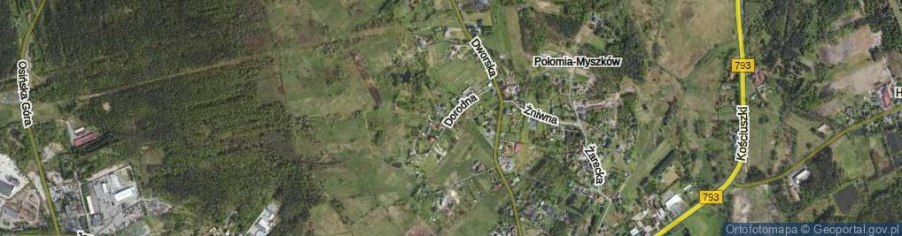 Zdjęcie satelitarne Dorodna ul.