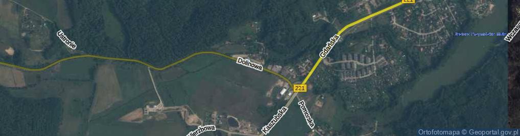 Zdjęcie satelitarne Dolinowa ul.