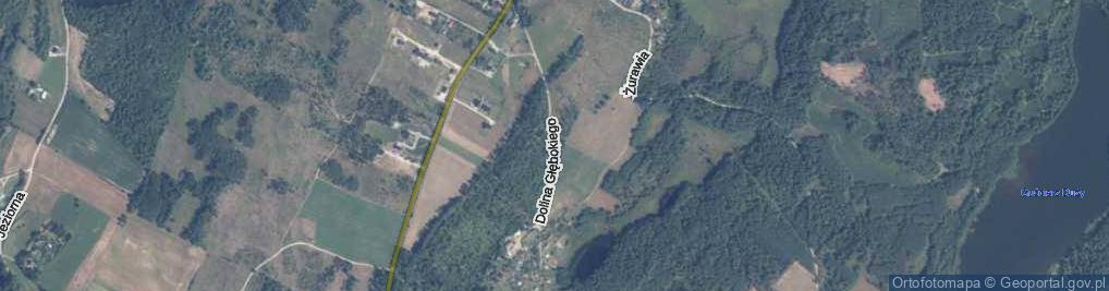 Zdjęcie satelitarne Dolina j. Głębokiego ul.