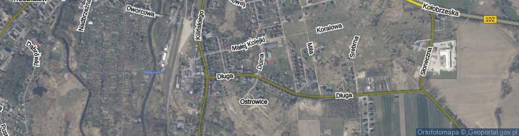 Zdjęcie satelitarne Dolna ul.