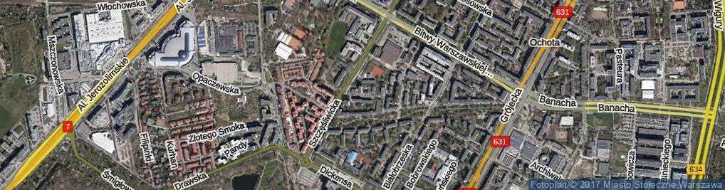 Zdjęcie satelitarne Dobosza ul.