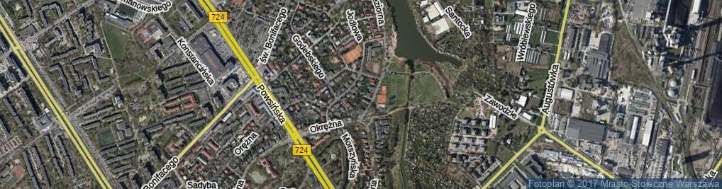 Zdjęcie satelitarne Domowa ul.