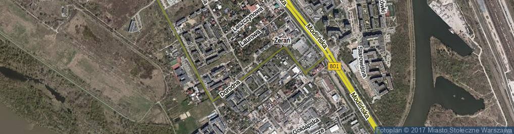 Zdjęcie satelitarne Dorodna ul.
