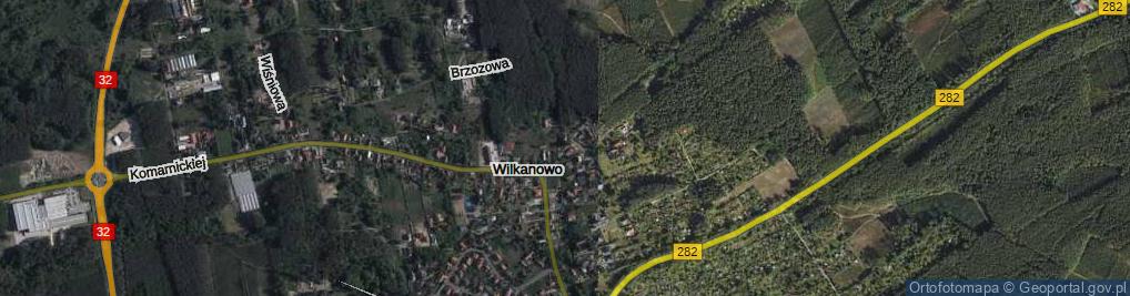 Zdjęcie satelitarne Dolina Zielona ul.