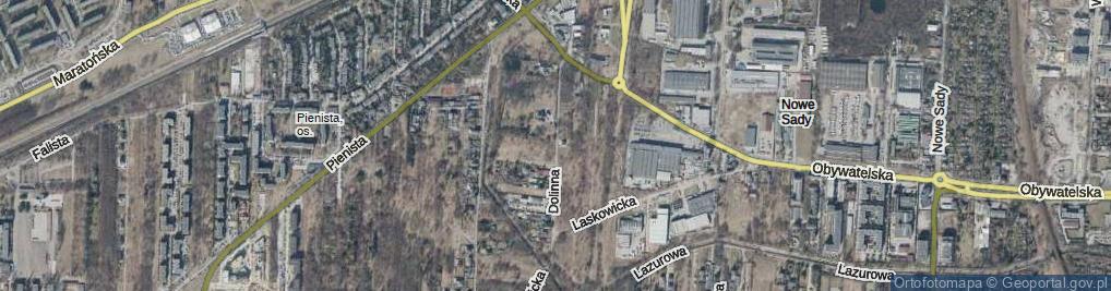 Zdjęcie satelitarne Dolinna ul.