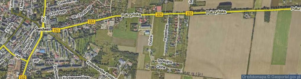 Zdjęcie satelitarne Dobra ul.