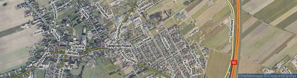 Zdjęcie satelitarne Dojazdowa ul.