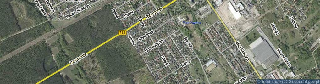 Zdjęcie satelitarne Dolnośląska ul.