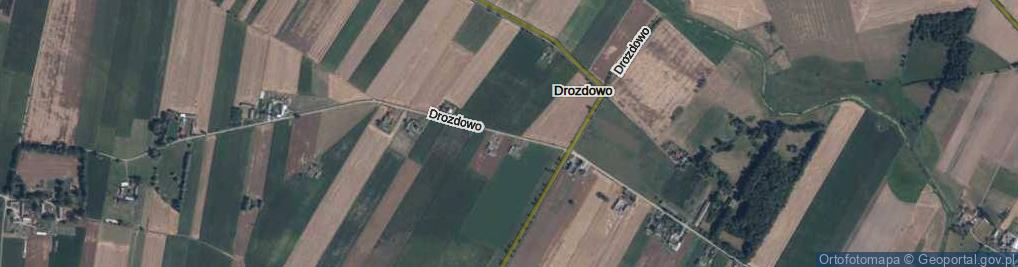 Zdjęcie satelitarne Drozdowo ul.