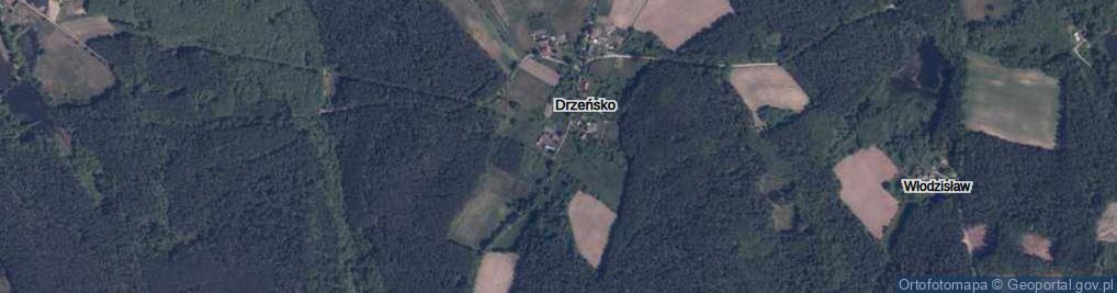 Zdjęcie satelitarne Drzeńsko ul.
