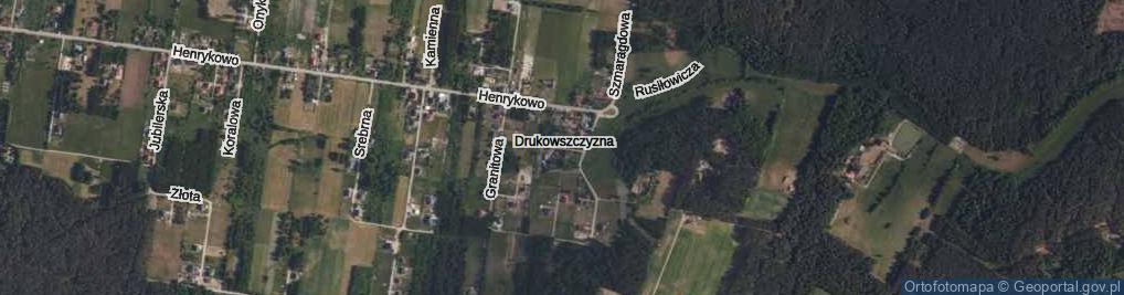 Zdjęcie satelitarne Drukowszczyzna ul.