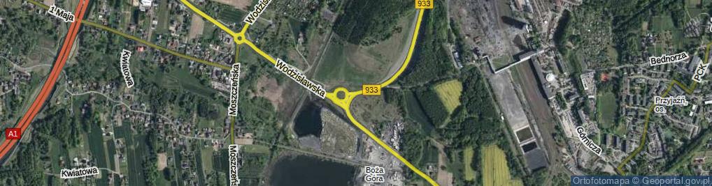 Zdjęcie satelitarne Droga Główna Południowa ul.