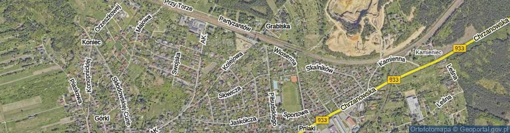 Zdjęcie satelitarne Drozdowa ul.