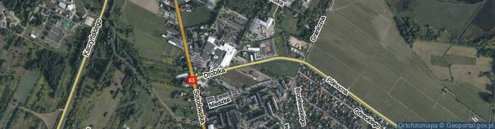 Zdjęcie satelitarne Drobika Mariana Ewalda, ppłk. ul.