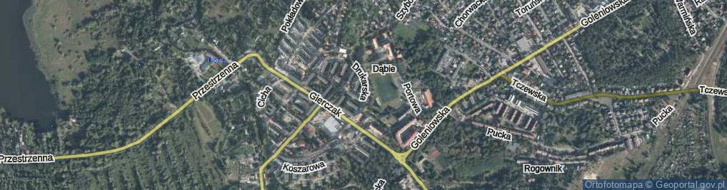 Zdjęcie satelitarne Drukarska ul.