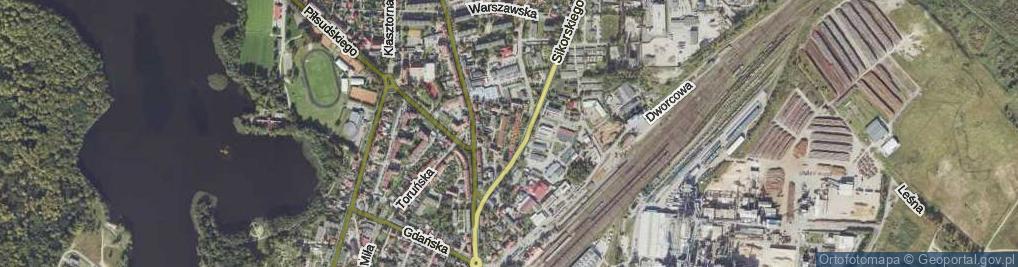 Zdjęcie satelitarne Drahimska ul.