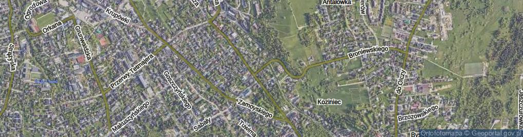 Zdjęcie satelitarne Droga do Bristolu ul.