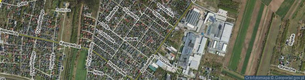 Zdjęcie satelitarne Drukarska ul.