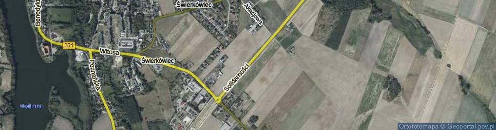 Zdjęcie satelitarne Droga Solidarności ul.