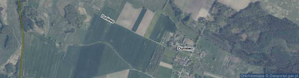 Zdjęcie satelitarne Duniewo ul.