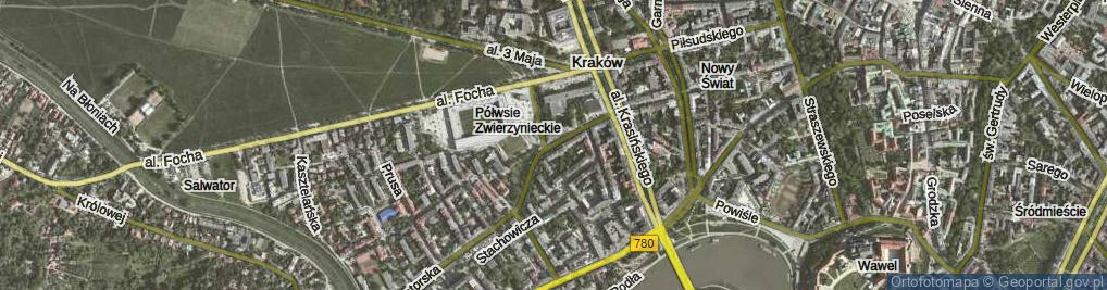 Zdjęcie satelitarne Dunin-Wąsowicza Zbigniewa, rtm. ul.