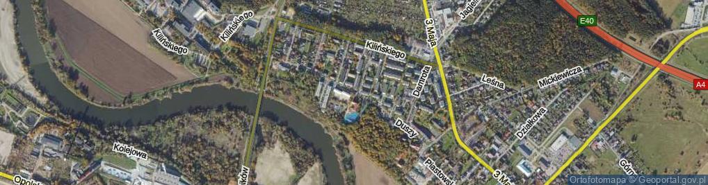 Zdjęcie satelitarne Duszy Franciszka, ks. ul.