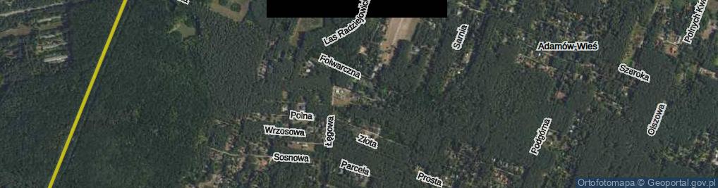 Zdjęcie satelitarne Dworska ul.