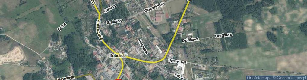 Zdjęcie satelitarne Dworcowa ul.