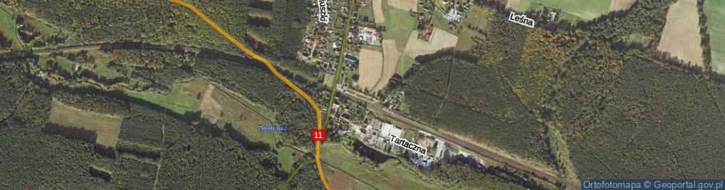 Zdjęcie satelitarne Dworcowa ul.