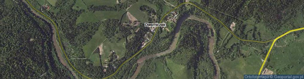Zdjęcie satelitarne Dwerniczek ul.