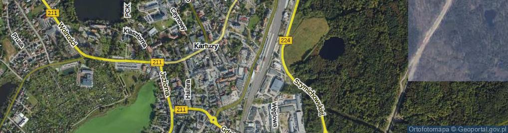 Zdjęcie satelitarne Dworzec ul.