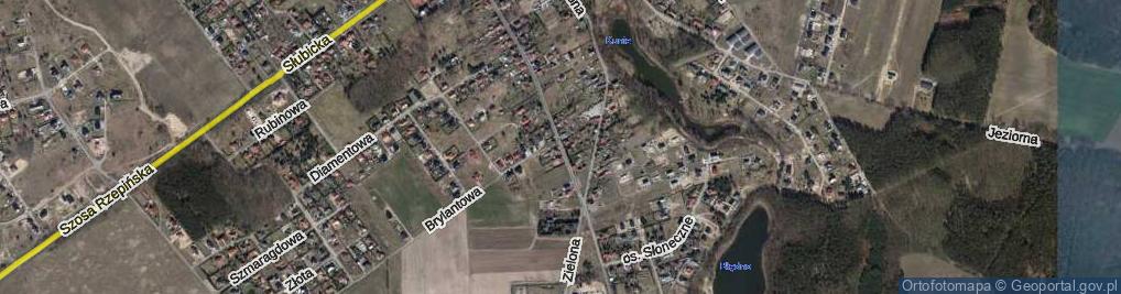 Zdjęcie satelitarne Dworcowa ul.