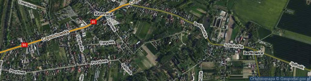 Zdjęcie satelitarne Dworska ul.