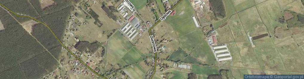 Zdjęcie satelitarne Dworcowa ul.