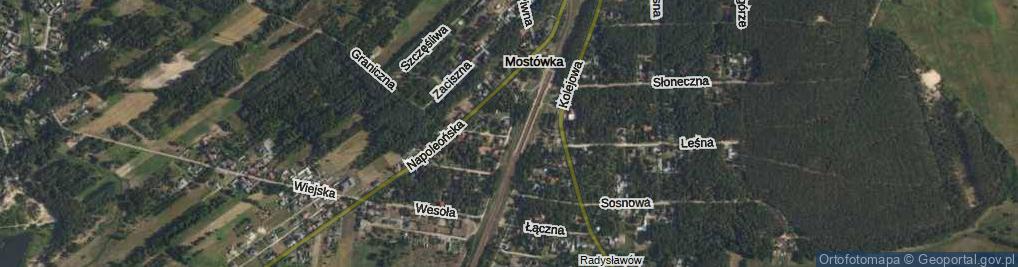 Zdjęcie satelitarne Dworcowa ul.