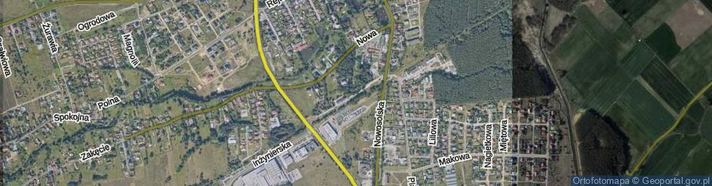 Zdjęcie satelitarne Dworcowa ul.