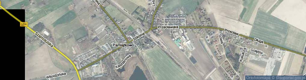 Zdjęcie satelitarne Dworcowa ul.
