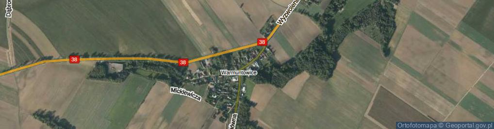 Zdjęcie satelitarne Dworcowa ul.