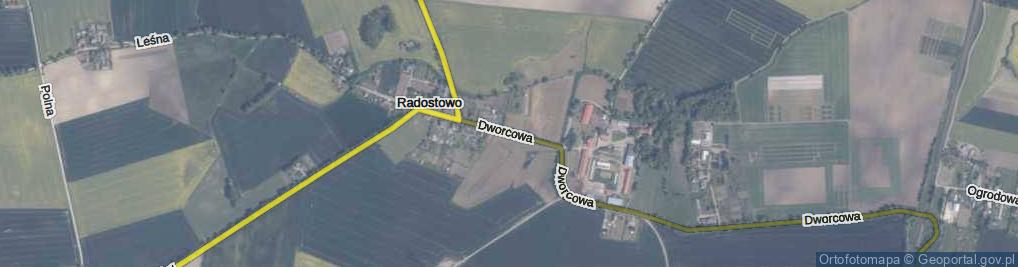Zdjęcie satelitarne Dworcowa ul.