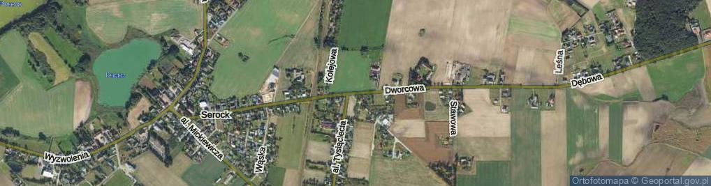 Zdjęcie satelitarne Dworcowa ul.