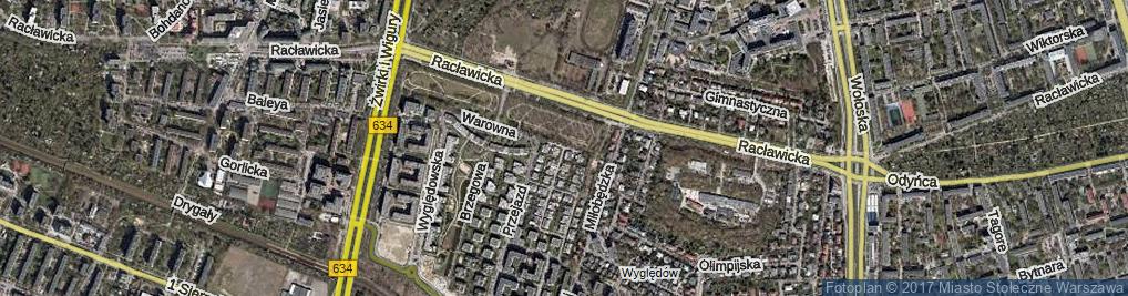 Zdjęcie satelitarne Dworska ul.