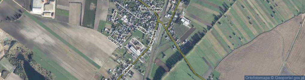 Zdjęcie satelitarne Dworcowa ul.