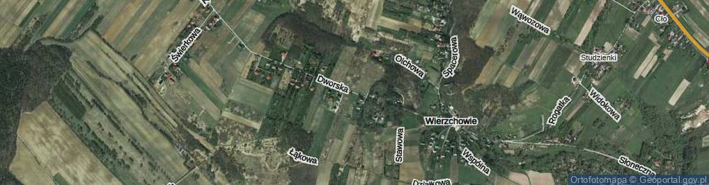 Zdjęcie satelitarne Dworska ul.