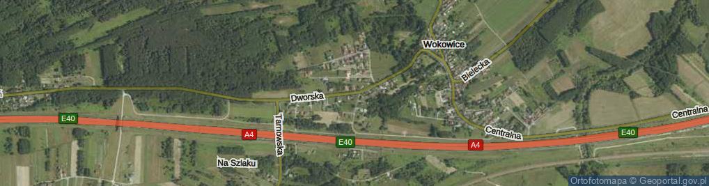 Zdjęcie satelitarne Dworska ul.