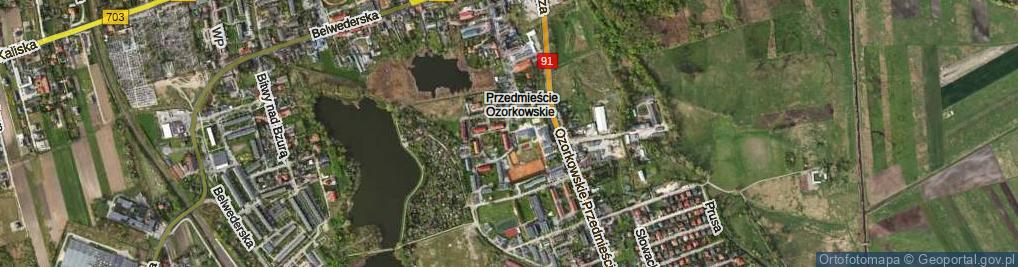 Zdjęcie satelitarne Dworcowa ul.