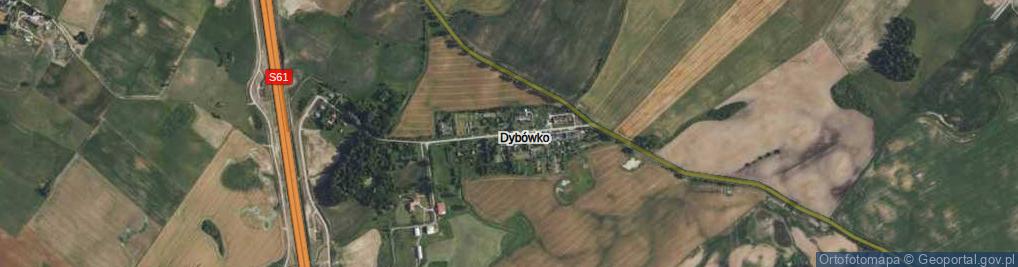 Zdjęcie satelitarne Dybówko ul.