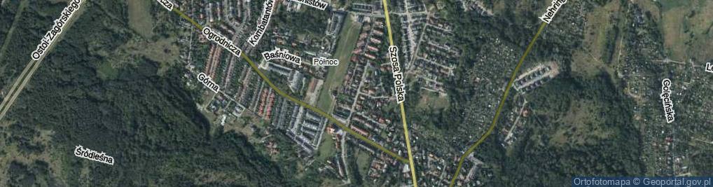 Zdjęcie satelitarne Dyngusowa ul.