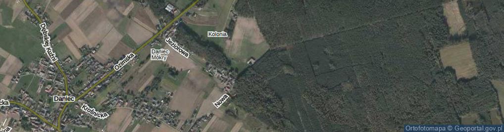 Zdjęcie satelitarne Dzierżonia ul.
