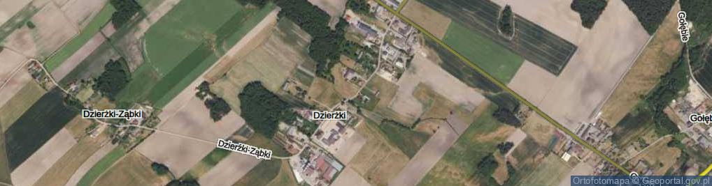 Zdjęcie satelitarne Dzierżki ul.